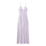 Summer New Silk Hyssin Stubble Dress 2452331