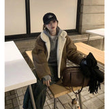 Lamb Wool Coat Woman 2025 New Winter Loose Plus Plus Thick Warm Fur Cotton Clothes