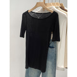 Leier Tilme Wool Medium Thin Short-Sleeved T-Shirt 2026 New Unique Beautiful Top