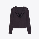Autumn New Lace Splicing Repair Fashion Knitted Coat Top 5644929