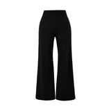 Korean Tibetan Qt-Tao High-Waist Micro-Trumpet Straight-Panel Trousers Women's Summer Hanging Broad Legs Leisure Drag Trousers
