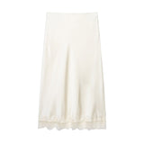 Spring New Lace Decorative Silk Hystery Sterling Skirt 4391538