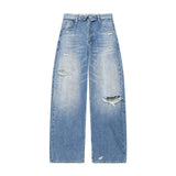 BSK&TRAF Women's Spring 2026 New Street Fashion Mid-Rise Folding Jeans 4730214