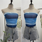 Real Shooting Running Volume With Chest Pad Holiday Brat Folding Outer Vest Wrapping Sleeveless Top 1119