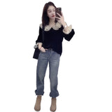 Under The Background 2025 Spring Shirt Small Fragrant French Doll Sweaty Loose Comfortable Temperament Long-Sleeved Top Temperament Elegant