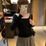 Korean Early Autumn Wear A Set Of Super-Looking Sleeveless Sleeveless Sleeves Inside The Two-Piece Top Lady