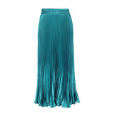 Long Skirt Reflective Bright-Colored Faucian Faere Half-Dress Woman High-Waisted Long Dance Skirt Umbrella
