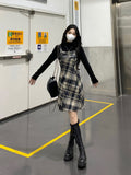 French Style Slinged Dress Women's Autumn And Winter 2026 New Long Dress Small Fragrant Style Han Style Suit