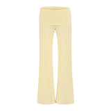 Ballet Style Bottom Hanging Neck Sling + Long Sleeve With Open Shirt + Lateral Waist Hanging Micro-Horn Pants Three-Piece Set Of Women