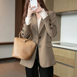2025 New Spring Women's Blazer Senior Design Korean Version Of Loose Casual Suit Jacket Tide
