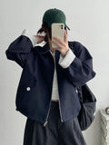 Korean Is Two-Wear Jacket Long-Sleeved Jacket Women 2026 Autumn New Casual Loose Design Feel Cardigan