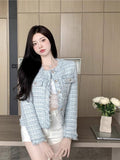 (There Is Inner) Short Coat Female Design Sense Autumn New Small Fragrant Style French Temperament Blouse