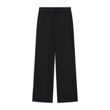 Summer New V-Neck Asymmetric Vest Simple Jump Trouser Suit