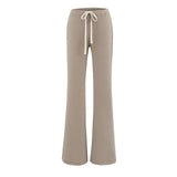 Pure Hot Babes Soft-Claw Casual Pants Women Autumn Soft Taut Feeling Comfortable With Thin Casual Pants Women Drag Trousers