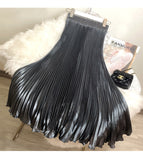 Long Skirt Reflective Bright-Colored Faucian Faere Half-Dress Woman High-Waisted Long Dance Skirt Umbrella