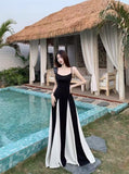 French Holiday Style Sling Dress Women 2026 Spring And Summer New Temperament Slim Slim Swing Long Skirt