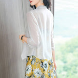 Chiffon Shawl Coat Women 2025 Summer New Gas Thin Loose Cardigan Top With A Short Sunscreen