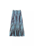 Chiffon Half-Body Skirt Early Spring Summer 2026 New Women's A-Shaped High-Rise Long Thin Umbrella Skirt