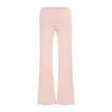 Korean Suit Strapped Knitted Cardigan T-Shirt Women Hanging Neck Hanging Slings Feel Leisure Pants Anti-Walking Half-Dress Skirt