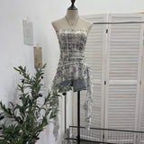 Sleeveless Truches With Thin Double-Layer Mesh Tector-Bosing Vest With Non-Slip Strips With Sleeveless Top 1571