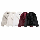 Autumn New Artificial Fur Effect Coat 4360246