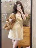 Little Scented Doll Collar Dress Women's Summer High-End Dopamine Wearing Waist Thin Rich Family Gold Skirt