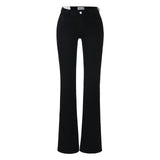 Pure Hottie With A Rich Cushion Micro-Tipped Casual Jeans Autumn New Slimming Hottie Horn Trousers
