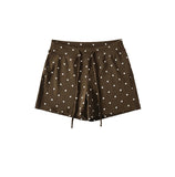 Wave Point Drawstring Shorts Women 2026 Summer New Three-¿ãs Retro Hot Pants Slimming Sweat Hot Pants