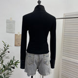 Vintage Modern Zipper Collar Spliced Pu Leather Shirt Babes Short Jacket Coat Fur Coat 1365