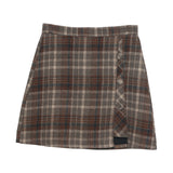 A Large Number Of Hairy Skirt Women Autumn And Winter Tlings Irregular High-Waisted A Short Skirt 8923