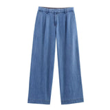BSK&TRAF Women's Summer 2025 New Denim Shirt 1879026+ High-Rise Jeans 1879026