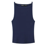 BSK&TRAF Women's Spring 2026 New Fashion Spice Girls Wash Ruffleless Sleeveless T-Shirt 3253300