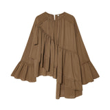 Autumn New Chiffon Fashion Loose-Fitting Shirt Top 1302494