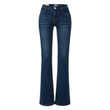 Pure Hottie With A Rich Cushion Micro-Tipped Casual Jeans Autumn New Slimming Hottie Horn Trousers