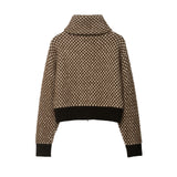 Autumn New Knitted Knitted Knitted Bomber Jacket 5802104