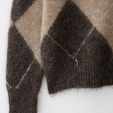 BSK&TRAF Women's Clothing Fall 2025 New Street Wind-Shaped Brooch Knitwear 5755138