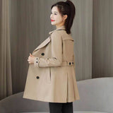 High-End Coat Women's Small 2025 Spring And Autumn Coat Women's New Fashion Thin Wind Coat