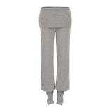 Unloading The Tendered Feet Over-Hanging Pants Women 2026 Summer New Hot Babes Pure Color Slimming High Waist Straight Trousers