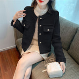 In 2025, The New Spring And Autumn White Small Scented Coat Female Famous Lady Is Particularly Designed To Feel Short Top