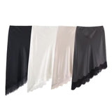 Autumn New Lace Splicing Silk-Sing Texture Asymmetric Skirt 4772518