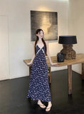 Lace Spliced Flower Sling Dress Women 2026 Spring New Temperament Slim Thin Small Long Skirt Tide