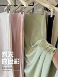 Acet-Sined Fishtail Half-Dress Woman 2025 Temperament Simple Hanging Feeling Thin As The Ass A Long Skirt