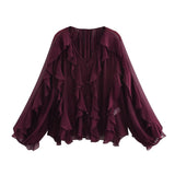 Spring New Series Laminated Decorative Shirt 4786063