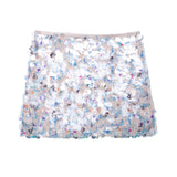 BSK&TRAF Women's Spring 2026 New French Squin Design A-Character High Waist Miniskirt 3920251