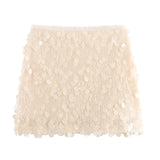 2025 Winter New Sexy A-Shaped Skirt High-Waisted Squine Miniskirt 3920139
