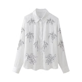 Embroidery Shirt 6786044 Bead Embroidery Trousers 4786059 Set