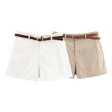 BSK&TRAF Women's Summer 2026 New Street Fashion Belt Casual Shorts 2943898
