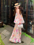 Yunnan Dali Mingmei Out Travel Through Sanya Island To Take Pictures Beautiful Shoulder Broken Flower Dress Seaside Vacation