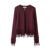 Autumn New Lyso Button Knitted Shirt Jacket 6427109