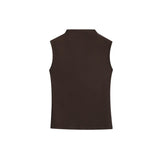 BSK&TRAF Women's Clothing 2026 Summer New Street Fashion Simple Tie-And-Neckless T-Shirt Top